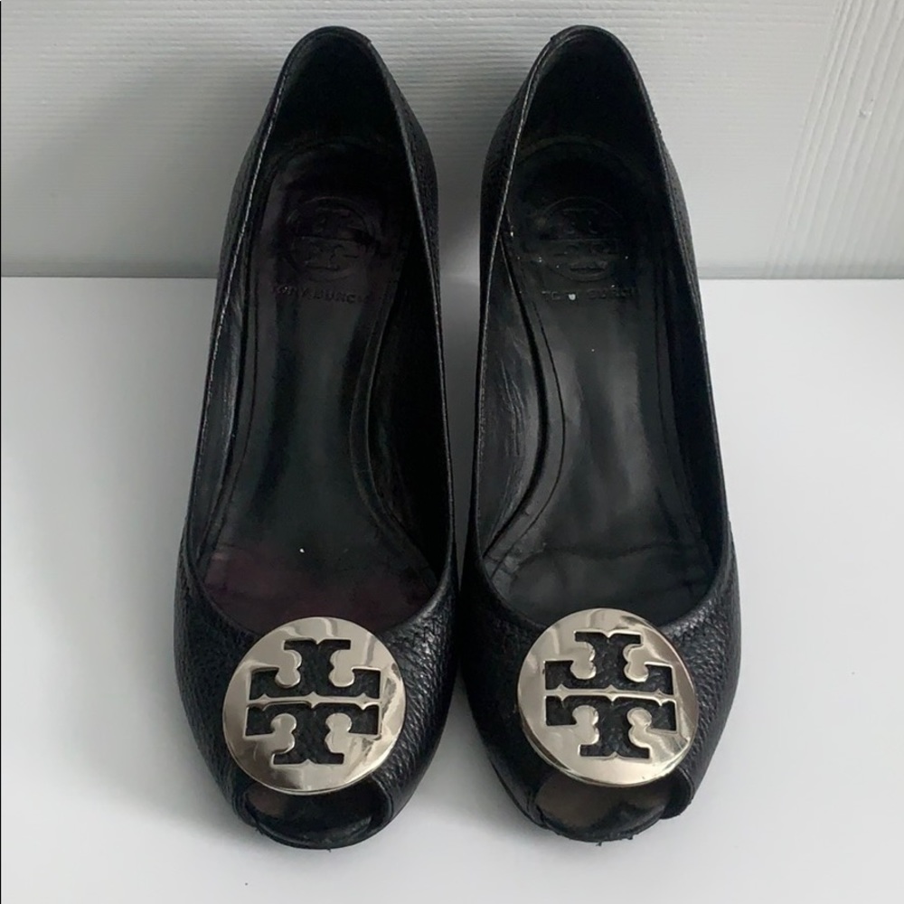 Tory Burch Peep toe Sally Wedge